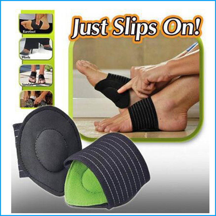 Shocking Foot Arch Support Plantar Fasciitis Heel Pain Aid Feet Cushioned Useful