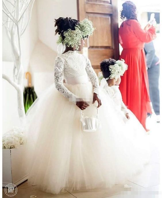 ivory tutu flower girl dresses