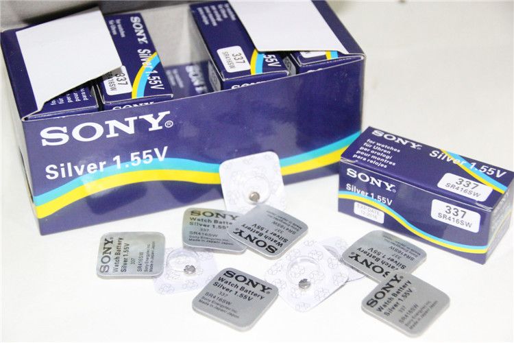 Bulk Order Button 337 Battery SR416SW Silver Oxide Watch Battery 1.55V New  Batteries For Wireless Earpiece Covert Electronic 100% Genuine From Lololo,  $0.05 | DHgate.Com