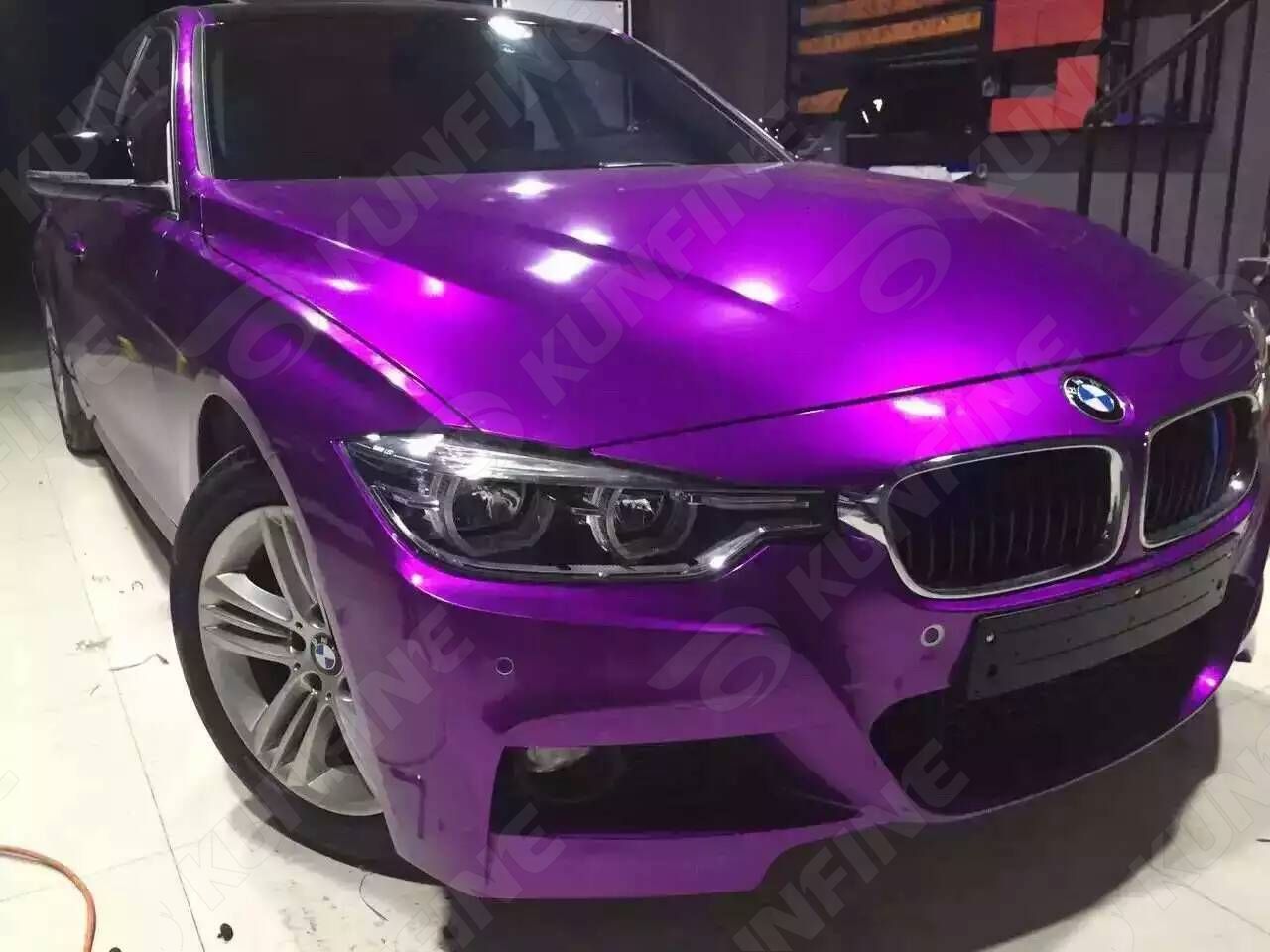 2019 Car Styling Wrap Aurora Purple Car Vinyl Film Body Sticker Car Wrap With Air Free Bubble For Vehiche Motorcycle 1 52 20m Roll Kf F1047 From
