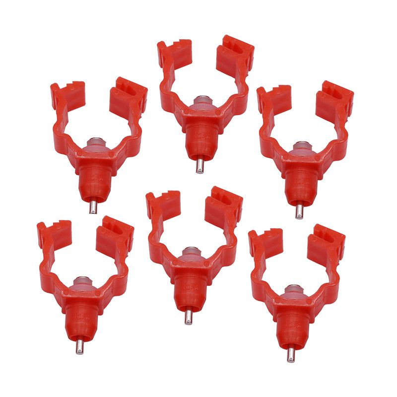 2019 Bag Cute Chicken Nipple Water Drinker Poultry Feeder