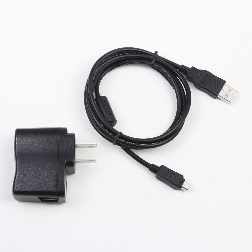 2020 USB AC Power Adapter Battery Charger Cord For Olympus SZ 12 SZ 14