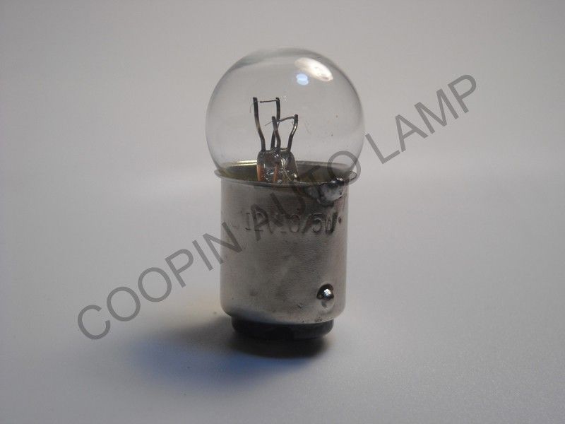 12v 10//5w Bulb Turn Signal Tail Light Scooter Moped Bulbs 2 Pin Clear