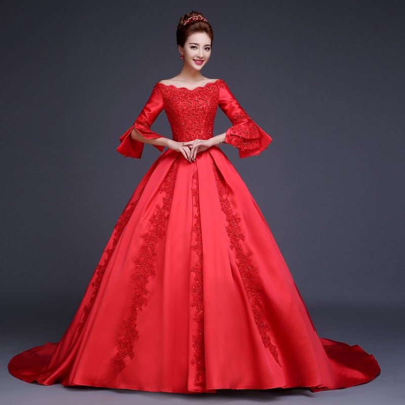 Stunning Red Ballroom Gown Photos Stunning Red Ballroom Gown Photos
