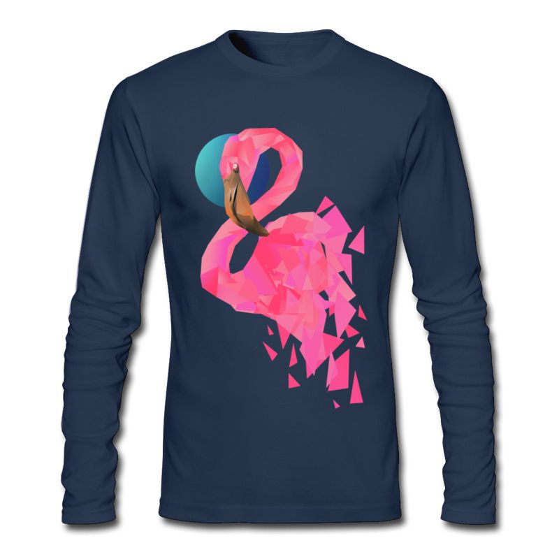 camisa estampado flamencos hombre