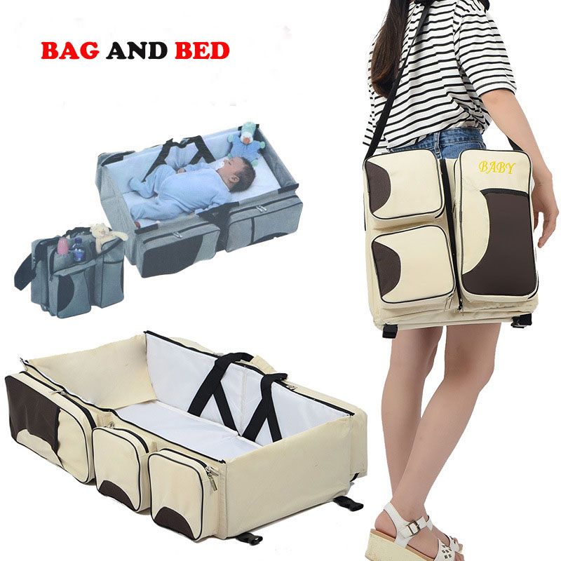 Grosshandel Einzelhandel Tragbare Babybett Krippe Outdoor Klappbett Reisen Baby Wickeltasche Infant Sicherheit Tasche Wiegen Bett Kinderbett Sicherheit Mommy Bag Von Angelskirt 29 45 Auf De Dhgate Com Dhgate