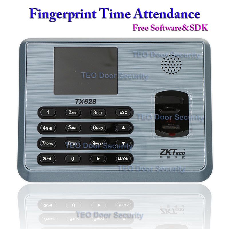 New ZK-TX628+ID TCP/IP Fingerprint Time Attendance EM Card & Fingerprint Clock 