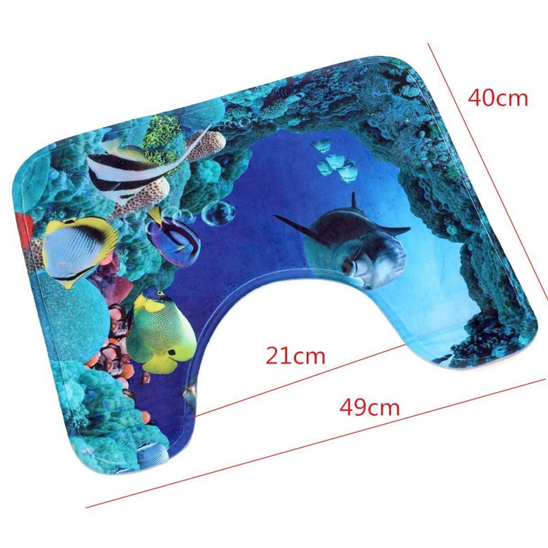2020 Sea World Design 3 Sea World Design Bathroom Carpet Pedestal Lid Mat Toilet Rug Setbathroom Carpet Pedestal Lid Mat Toilet Rug Set From Lovelyhome1990 6 03 Dhgate Com