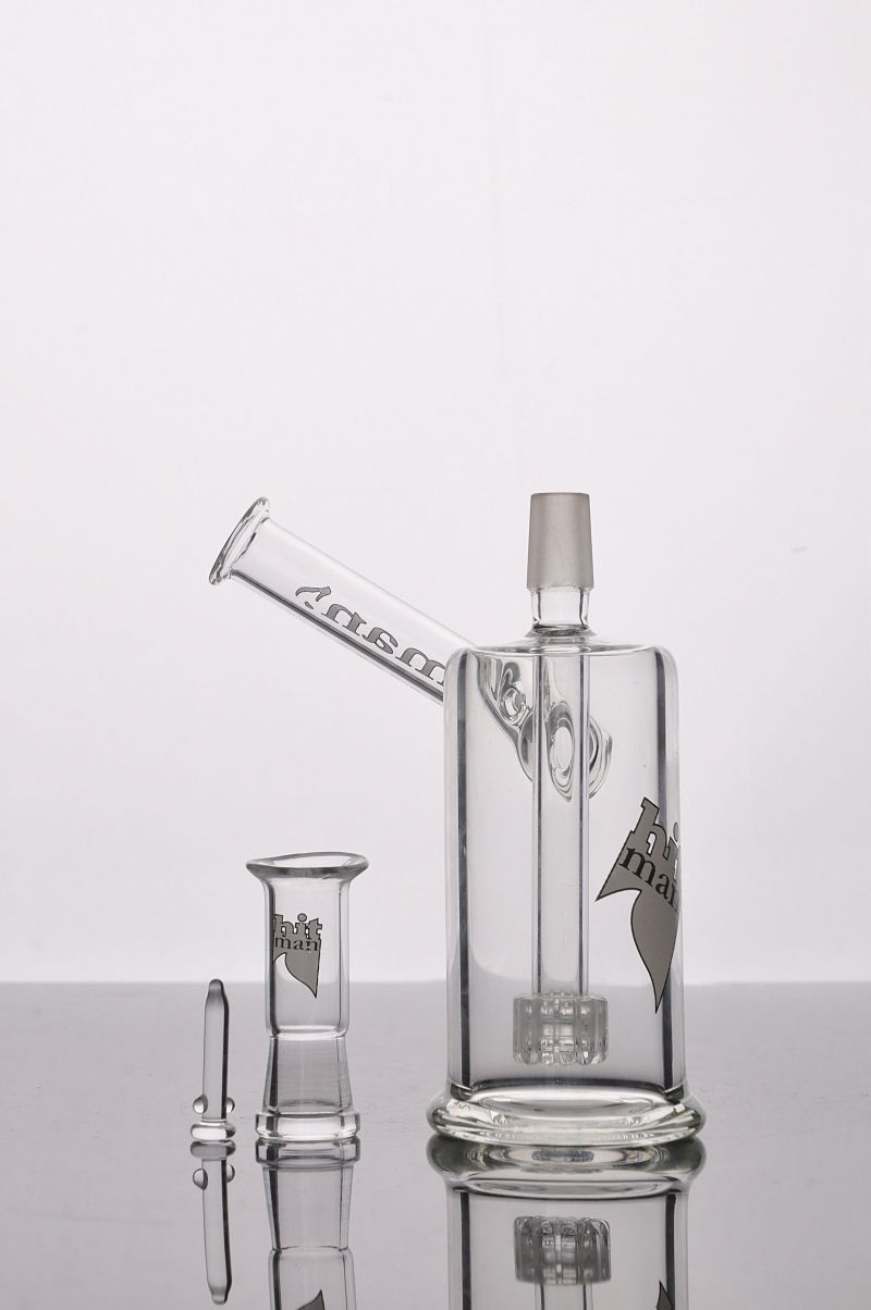 Real Image Hitman Mini Glass Bongs oil rigs Birdcage inline perc Smoking Pipe Dab Rigs Water Pipes Bong with 14.4 mm male joint