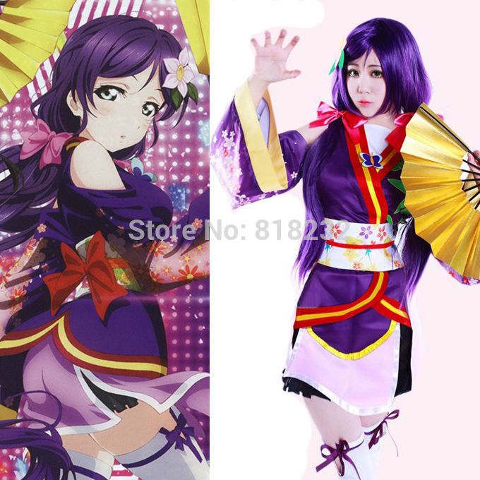 Wholesale Lovelive Love Live Angelic Angel Tojo Nozomi Kimono Uniform Dress Outfit Anime Cosplay Costumes From Chikui 196 96 Dhgate Com