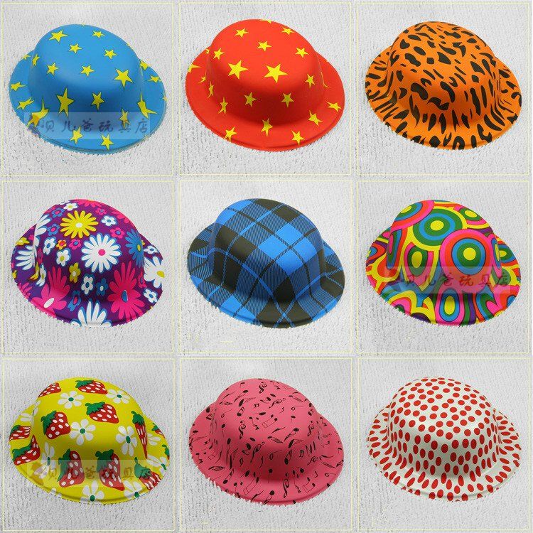plastic derby hats