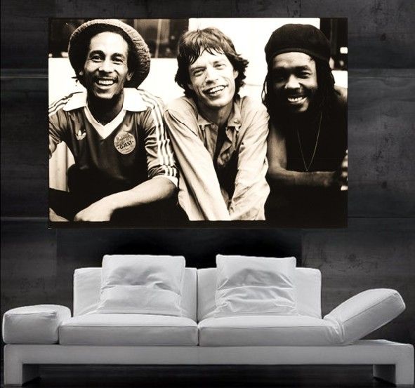 Bob Marley Mick Jagger Peter Tosh Reggae Sepia Portrait Poster Print Art Giant Huge 8 Parts No73 Hd Images Wallpapers Hd It Wallpapers From Jh3891