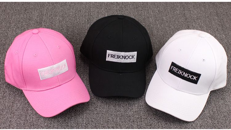Popular Logo FREIKNOCK Casquillo De Gorra De Béisbol Doblar Abajo De La  Calle Danza Masculina Ms Primavera Y Sol Amantes Del Verano Sombrero De  4,27 € | DHgate Spain  Mexico