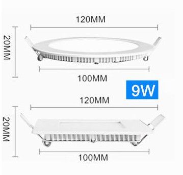 Dimmable 9W Round