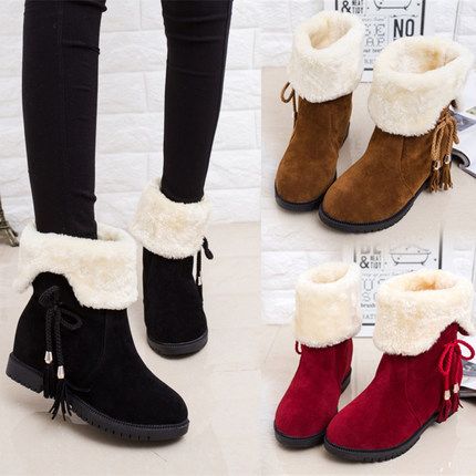 classic women's snow boots fashion winter short boots