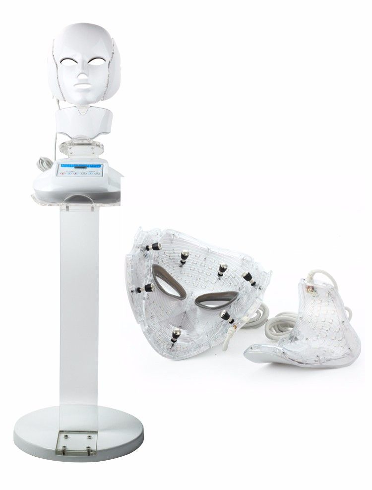 LM002 Photodynamic LED Infrared Facial Neck Mask Skin Microcurrent