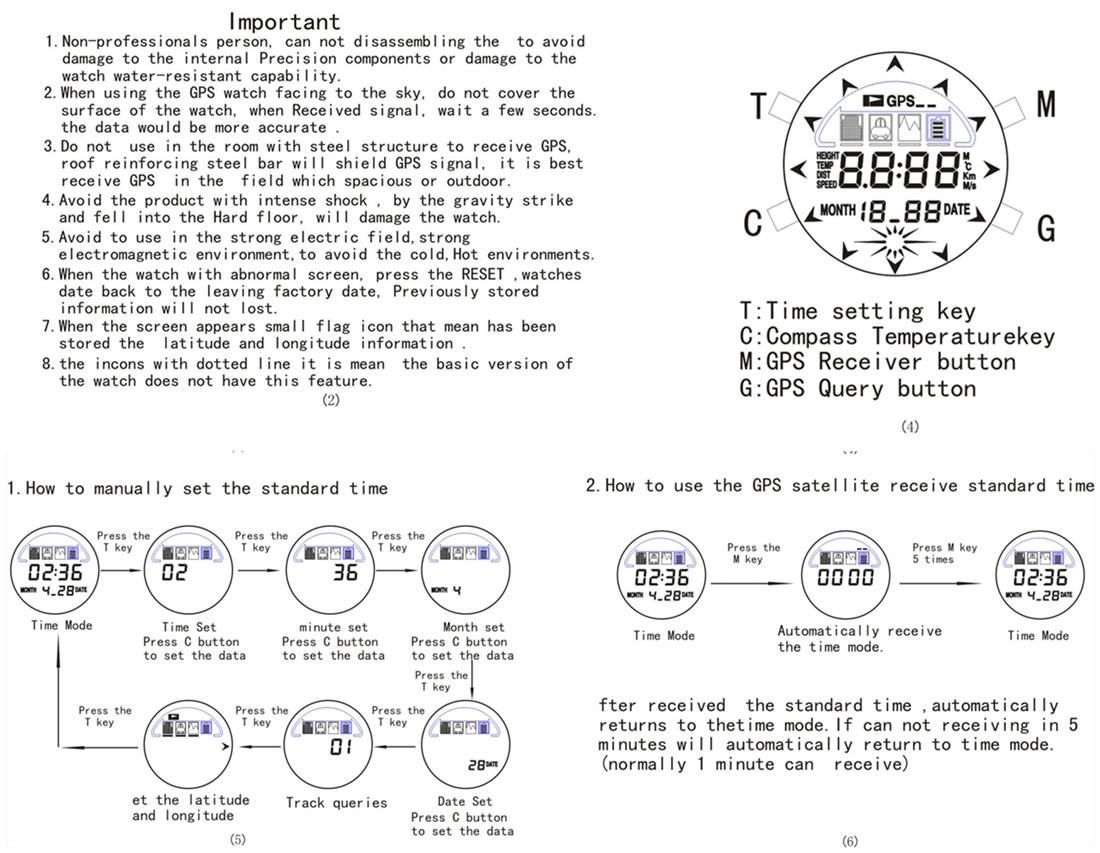 se tracker watch instructions