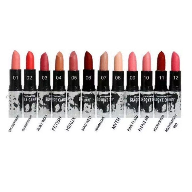 Hot Makeup New X Brooke Candy Matte Lipstick 3g High Quality Crayon Lipstick Dark Red Lipstick From Air11 112 Dhgatecom