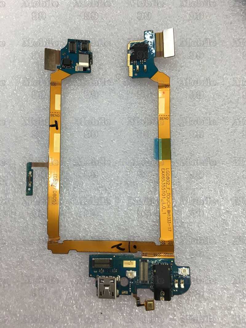 For LG Optimus G2 D802 Dock Connector Charging Port Charger USB Flex Cable Headphone Jack Microphone