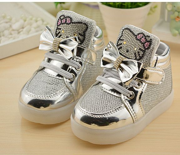 Sanrio Hello Kitty scarpe Casual primavera Sneakers per bambini con luci  scarpe per bambini scarpe per bambini per uomo e donna scarpe per  bambini|First Walkers| - AliExpress