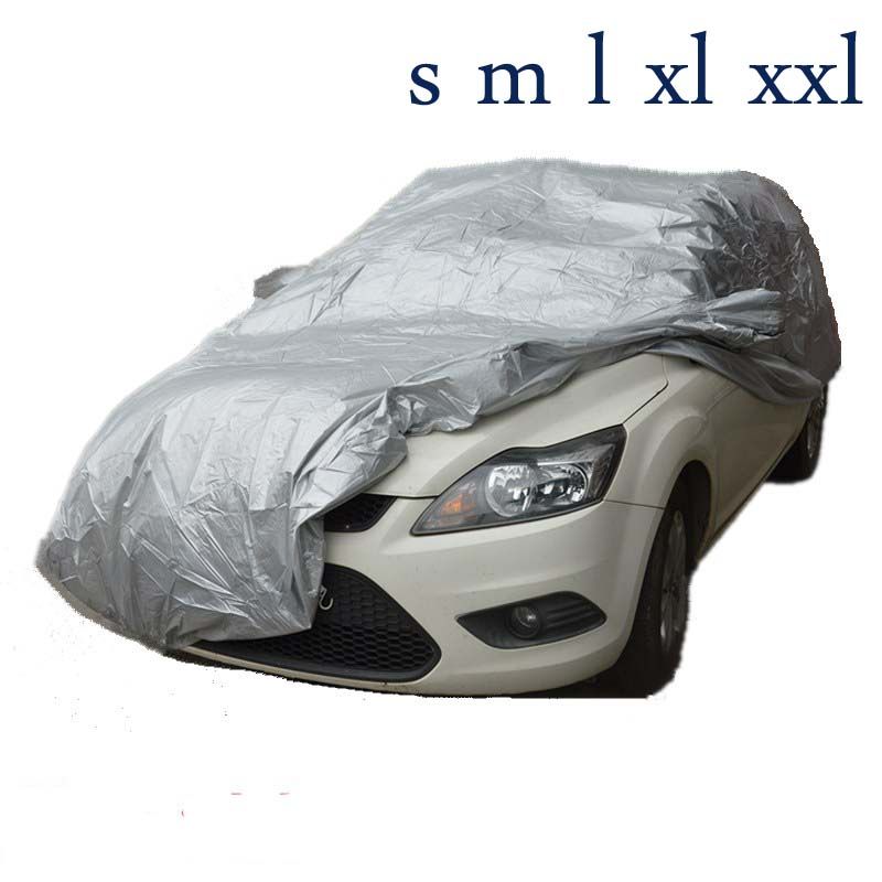 Car Cover Sun Dust Protection Universal Anti UV lightweight For Sedan Size L-XXL