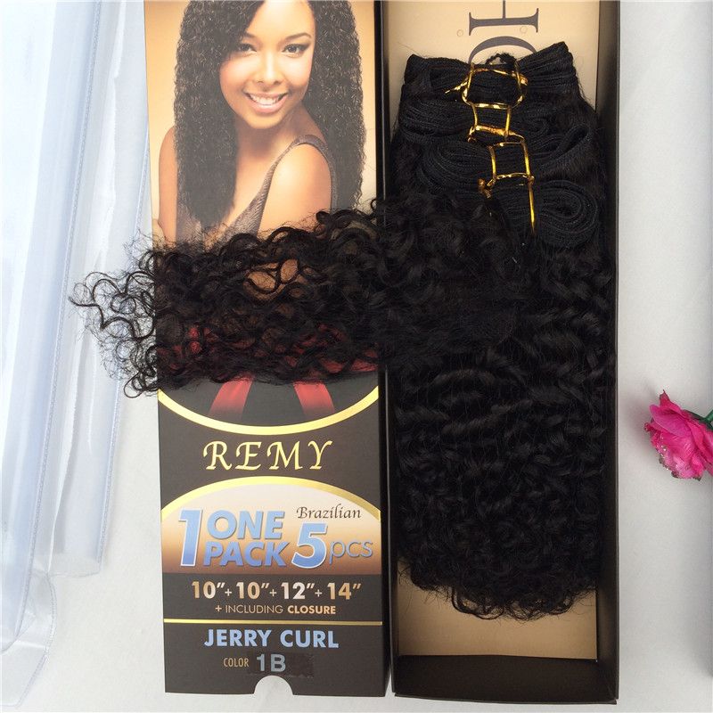 Evertress Chocolate Jerry Curl 1pack 178g10 10 12 14 Closure100