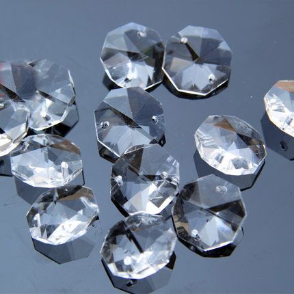 2018 14mm Clear Crystal Chandelier Beads Accessories In Two Hole For Free 3000pcs Lot 14mm Clear Crystal Chandelier Beads Accessories In Two Hole For Diy
