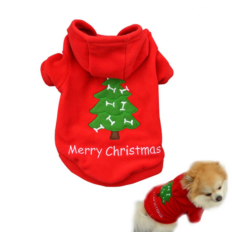 Envío libre de la venta trajes de Navidad para mascotas ropa para perros de Santa
