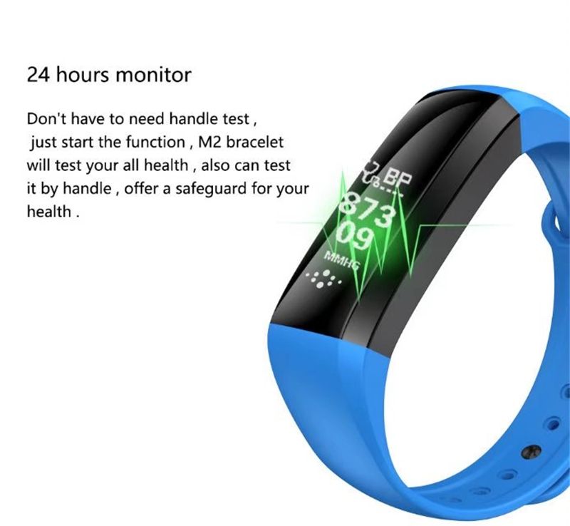 Smartphones Bracelet M2S Smart Band Heart Rate Blood Pressure Oximeter Sport Bracelet Fitness
