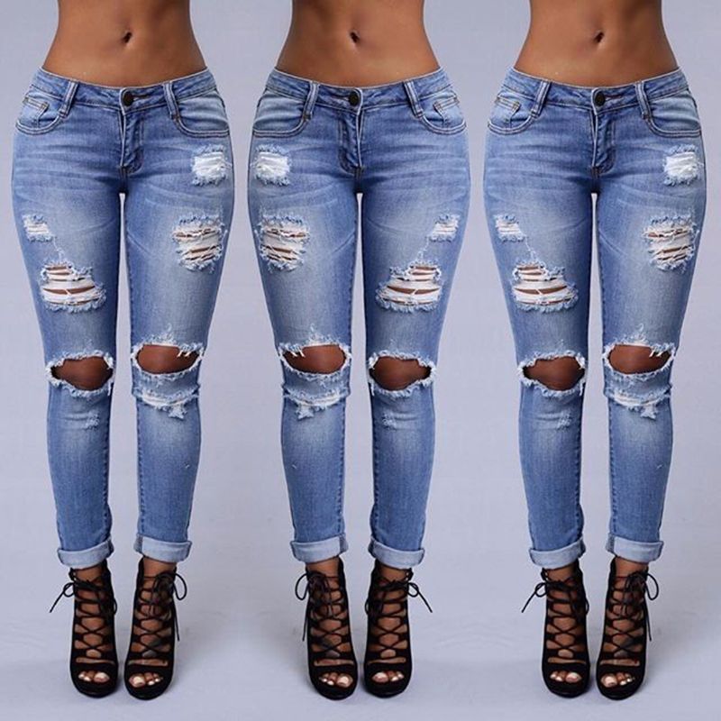 womens designer ripped jeans
