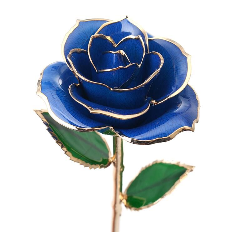 2020 Valentines Day Red Rose Love Forever Rose Dipped In 24k