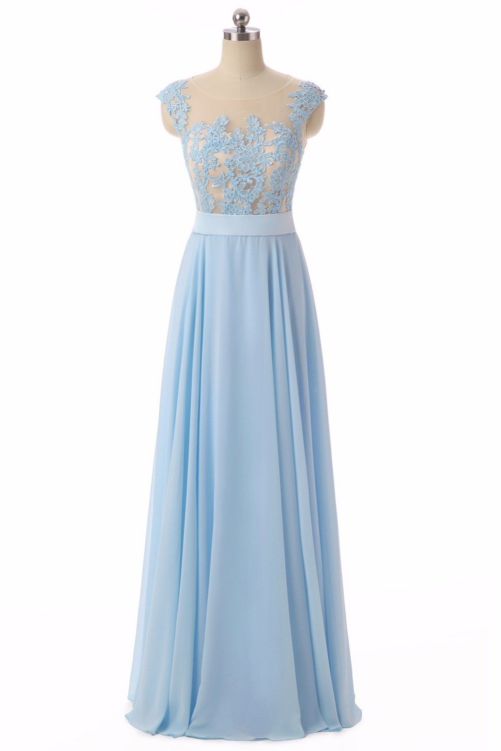 chiffon gown design