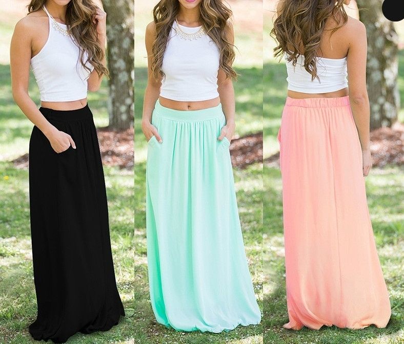 skirt and crop top party wear