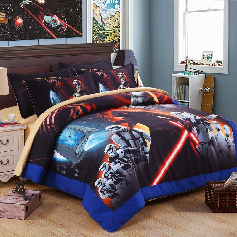 Classic Star Wars Bedding Set 3d Super King Size Duvet Cover Sets