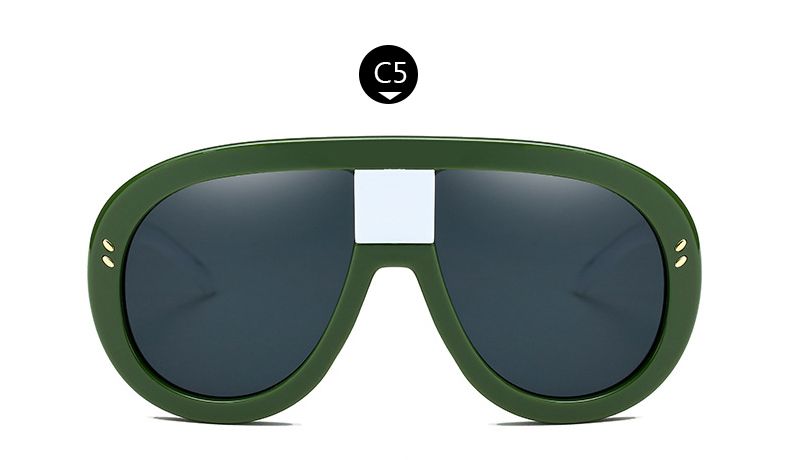 C5 Green Frame Black Lens