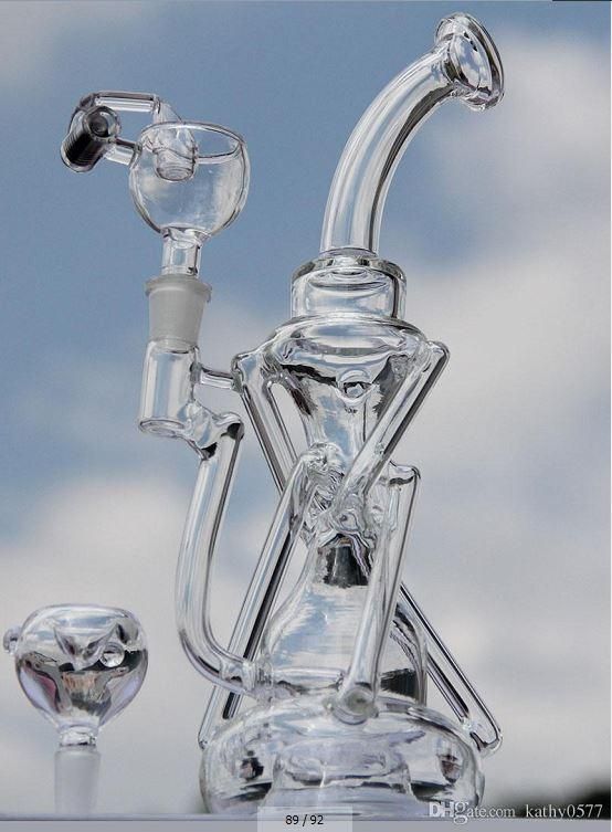 Bong! No.1 Hybrid Recyclers Bongs Two Function 11recycler Glass Bong