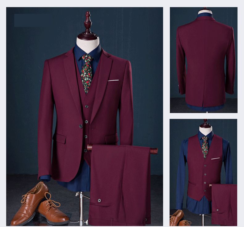 2019 Waistcoat Pant Coat Design Men Wedding Suits Pictures Plain Solid Man Suit Available L 908 From Lzssing 60 92 Dhgate Com