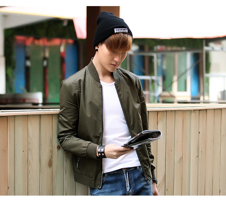 2016 Otoño Ropa Hombres Jóvenes Nuevo Abrigo Moda Chaqueta Párrafos Han Edición Moralidad