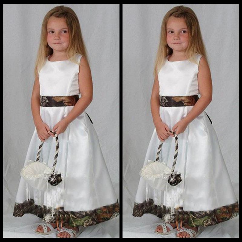 realtree camo flower girl dresses