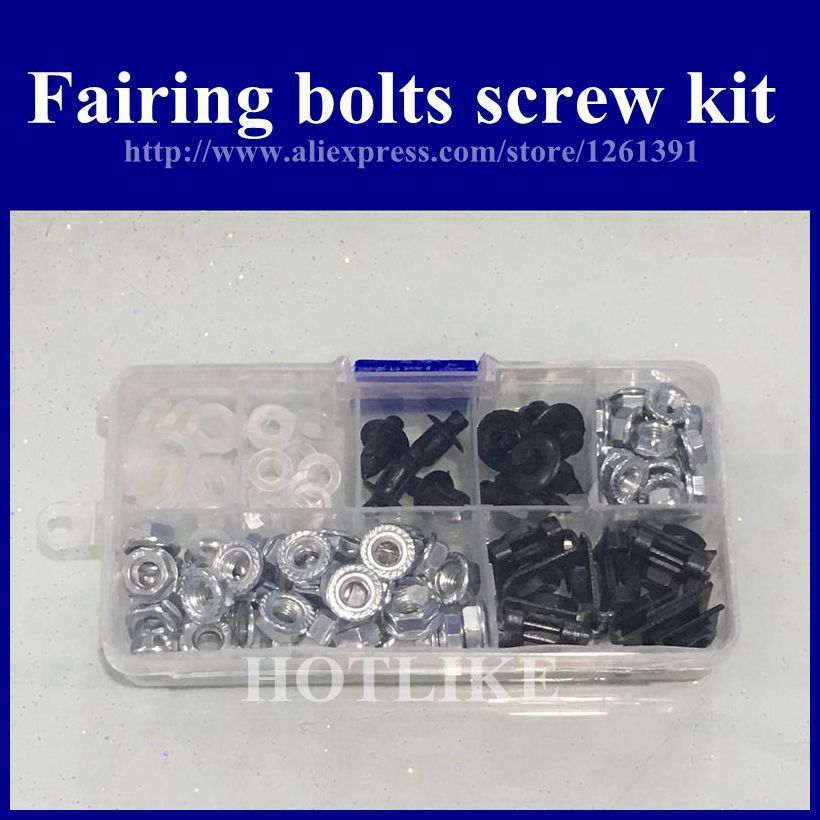2005 2006 GSX-R GSXR 1000 Fairings Bolts Screws Fasteners Kit Set Made in USA Silver