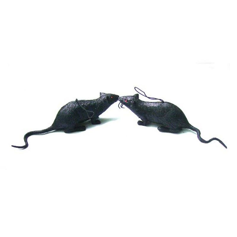 Horror Black Rubber Halloween Rat Kids Toy Party Decoration Easter Scary Hanging Decor Red Eyes Rats Za4372 From Perfumeliang 1 23 Dhgate Com