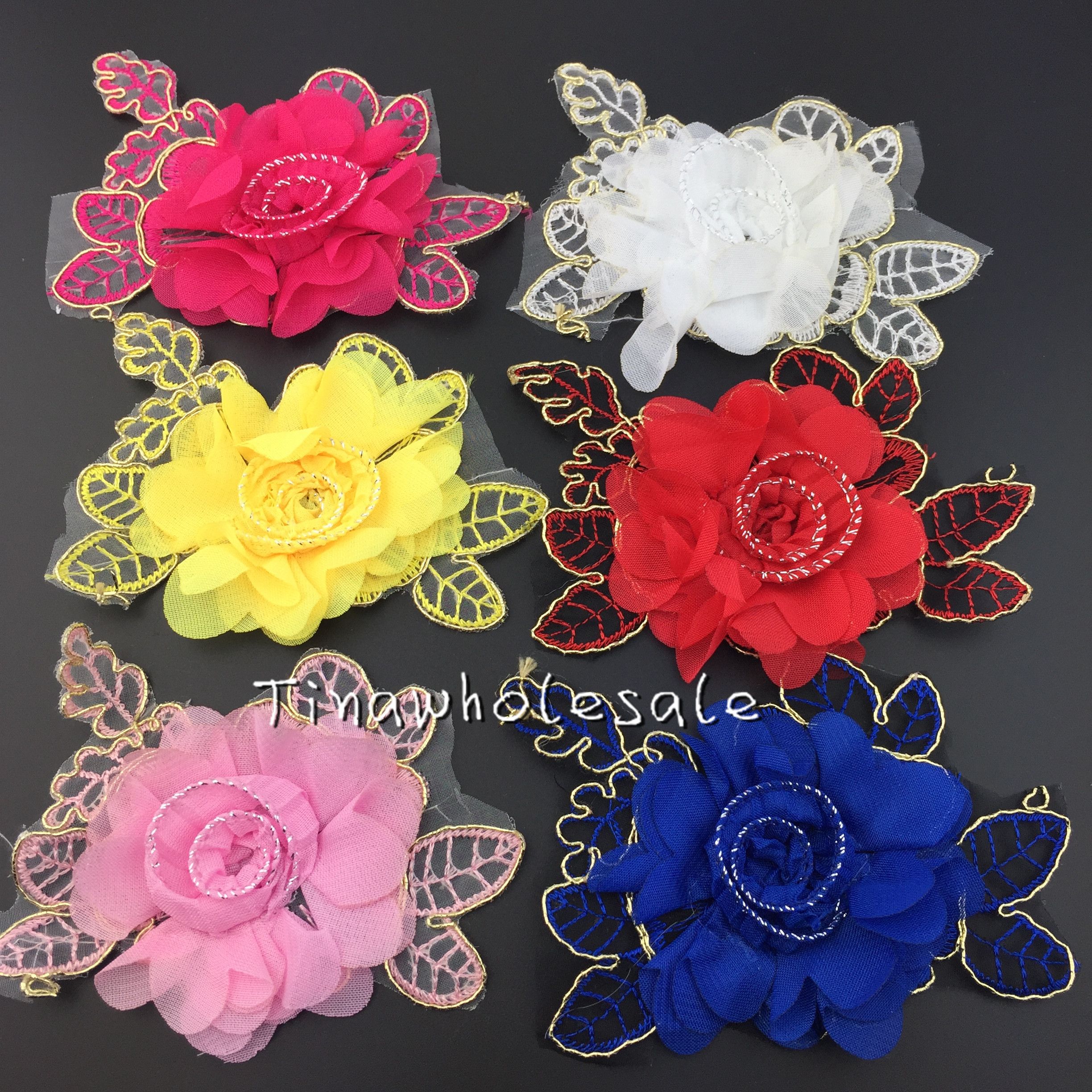 20pcs Hot Diamond Pearl Rhinestone Bow Patch Hair Clip Accessories Clothing Accessories