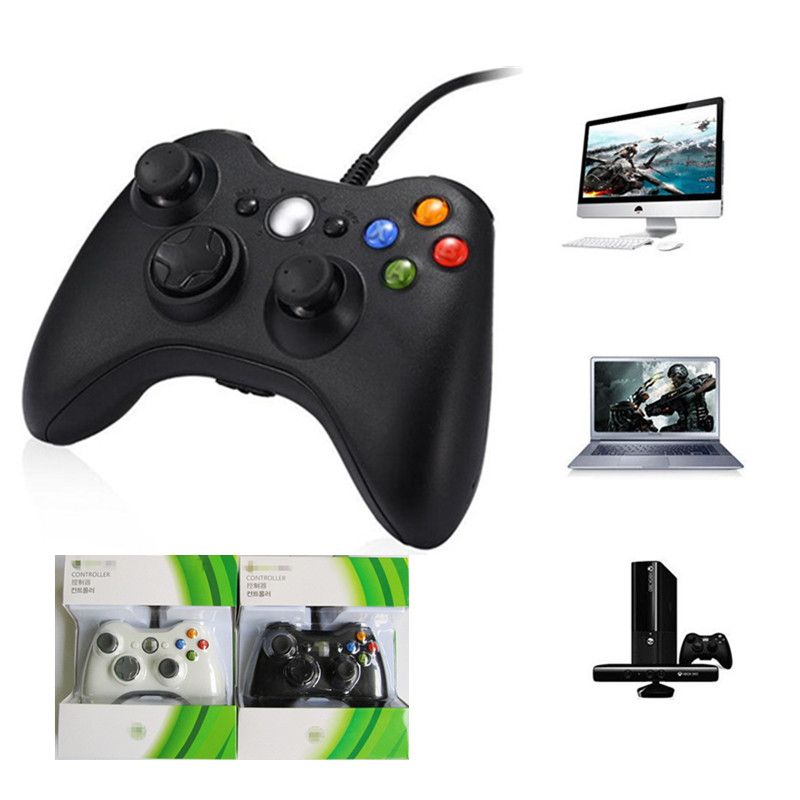 Compre Usb Con Cable Gamepad Joystick Xbox 360 Controlador De Juego Para Microsoft Xbox Con Windows 7xp Con Caja Al Por Menor A 11 42 Del Buddywin Es Dhgate Com