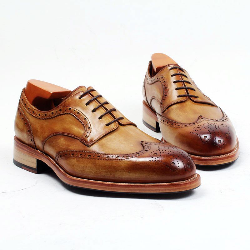 Acquistare Scarpe Eleganti Uomo Scarpe Oxford Scarpe Fatte A Mano Su Misura  Scarpe Brogue In Pelle Di Vitello Con Cerniera Originali Nuovo Arrivo HD  262 Economico | Consegna Veloce E Qualità | It.Dhgate