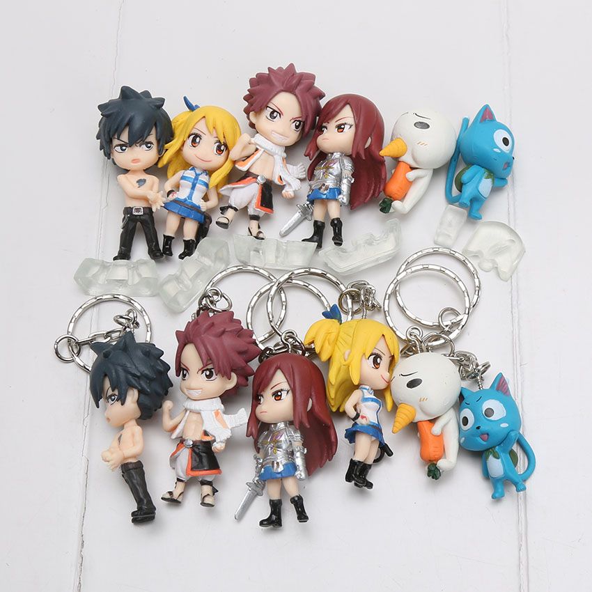 fairy tail pvc figures
