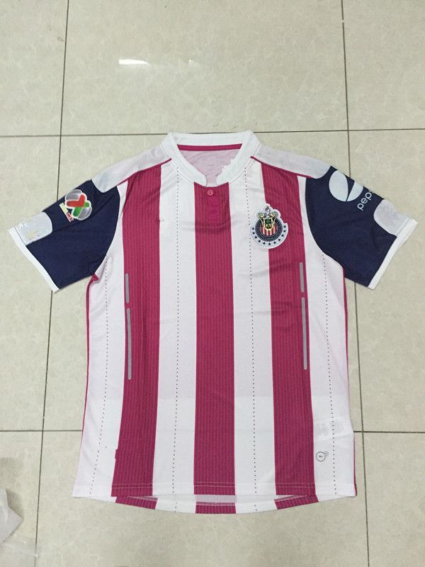 Shirts 16 17 Chivas Pink Soccer Jersey 