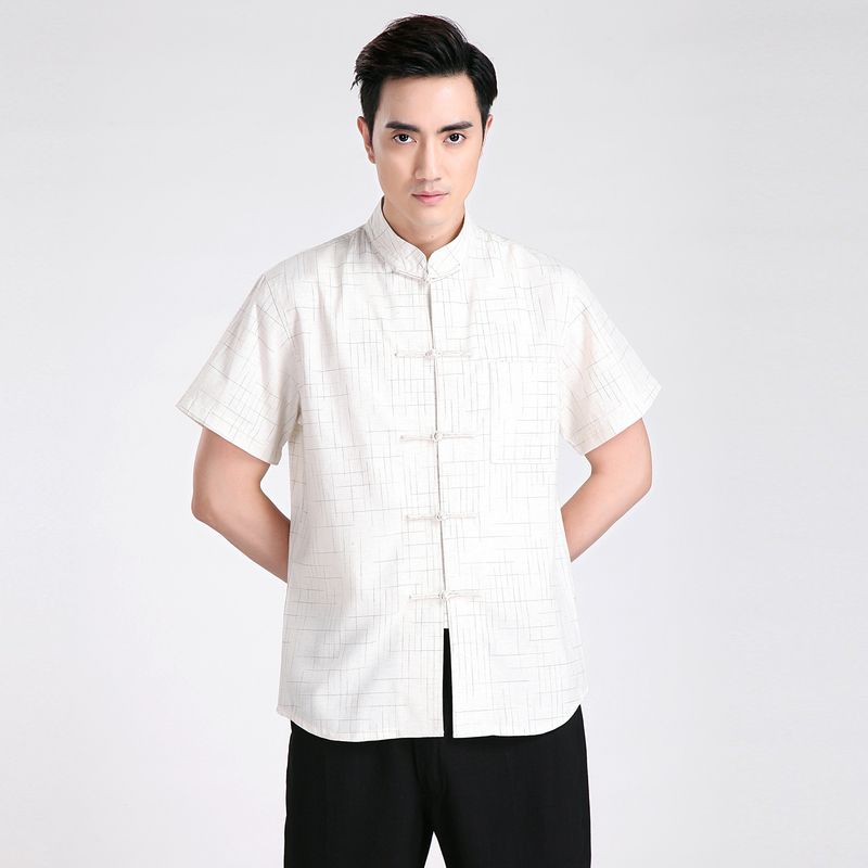2020 Shanghai Story Blend Linen Martial Arts Mens Chinese