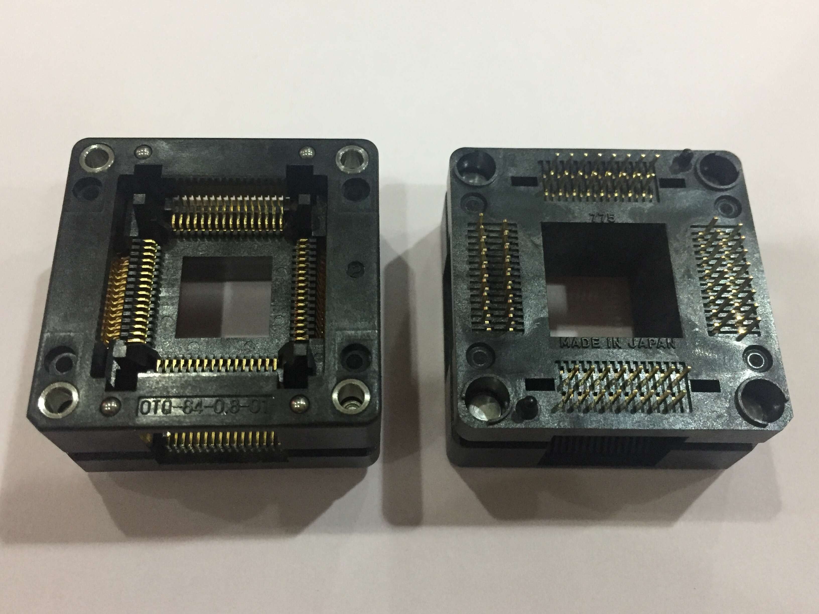 2020 Enplas IC TEST SOCKET OTQ 64 0.8 01 QFP64PIN 0.8MM PITCH BURN IN