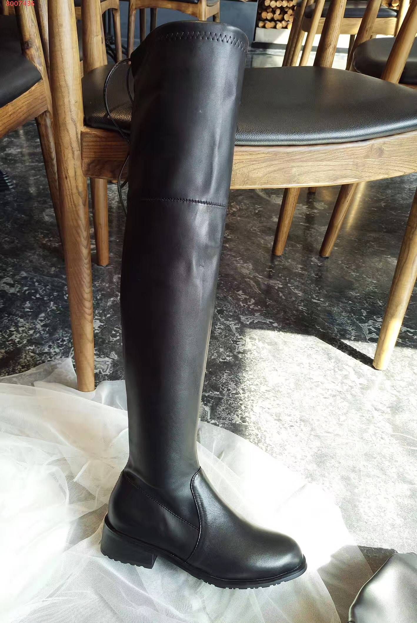 flat heel thigh high boots