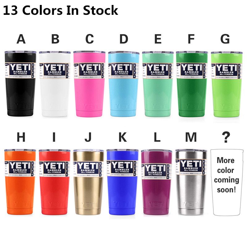 pink yeti tumbler 20 oz